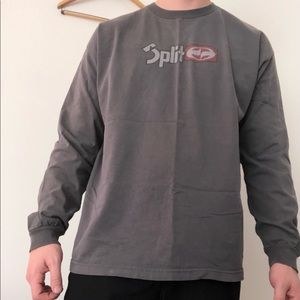 Vintage Split skateboarding long sleeve size XL